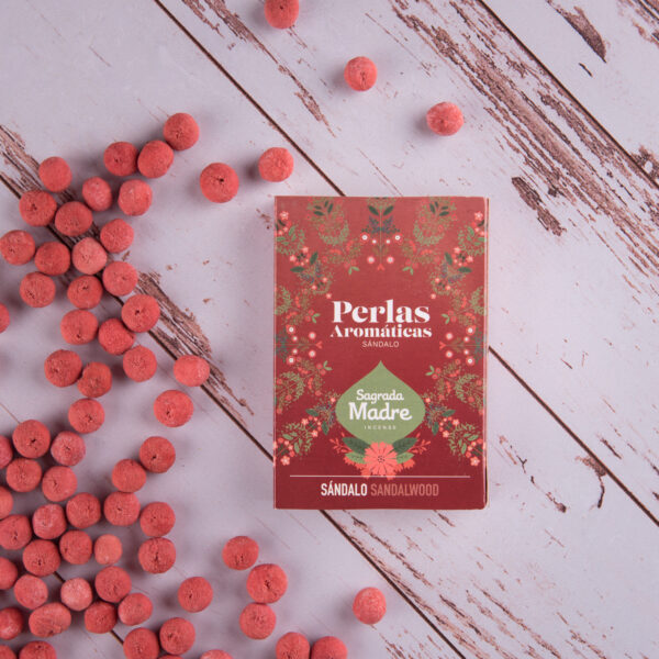 perlas aromáticas sándalo sagrada madre