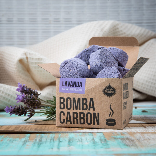 bomba carbón lavanda sagrada madre