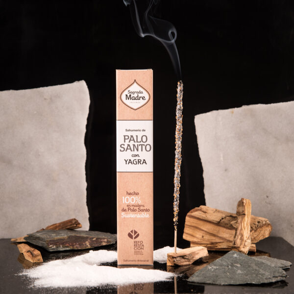 palo santo con yagra sagrada madre