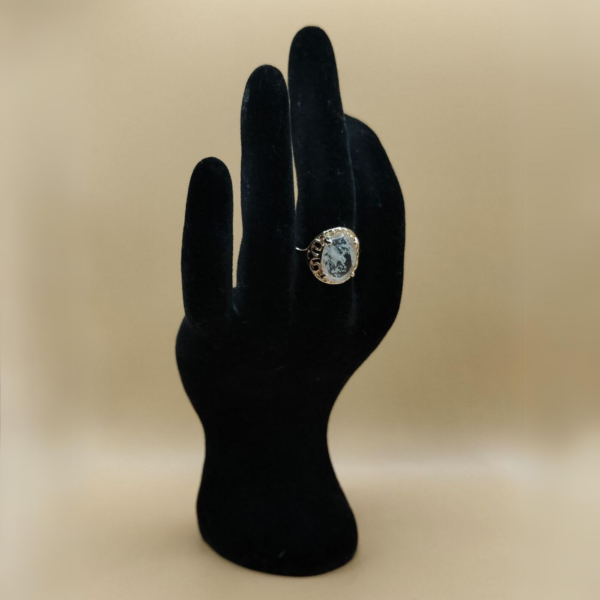 anillo cuarzo cristal angel
