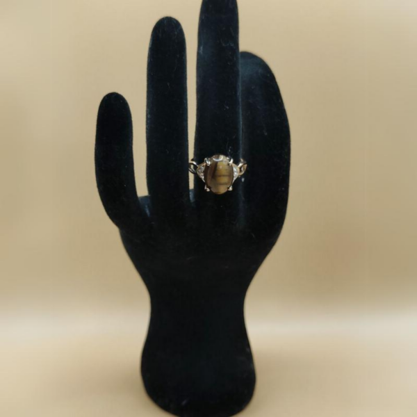 anillo ojo de tigre